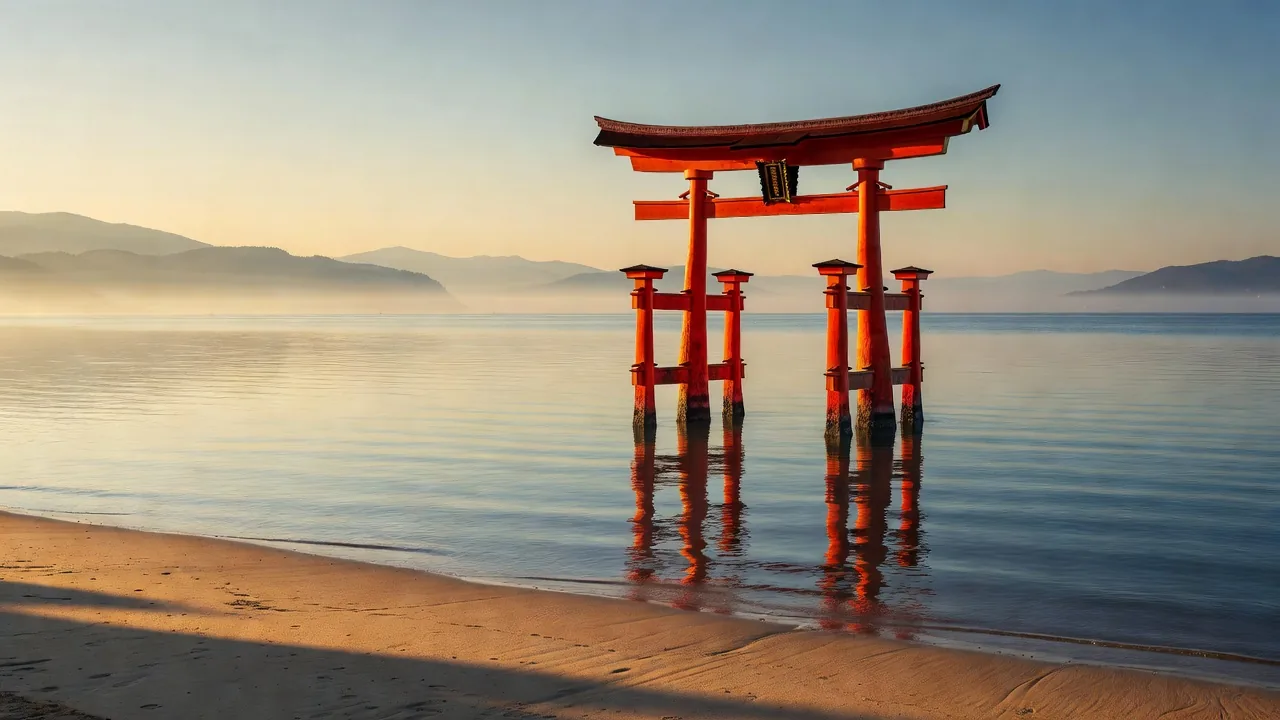 海の鳥居